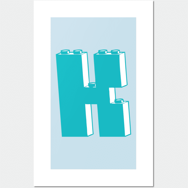 THE LETTER K, Customize My Minifig Wall Art by ChilleeW